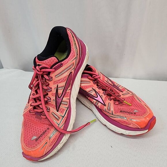 Brooks Women's Size 8.5 Transcend Ultimate Ride Pink Running Shoes HH - Picture 2 of 10